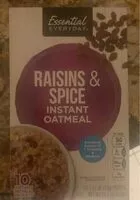 Mängden socker i Raisins and spice oatmeal