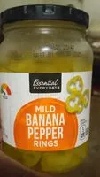 Mängden socker i Banana pepper rings