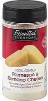 Mängden socker i Grated Parmesan And Romano Cheese