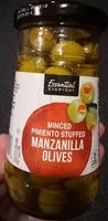 Mängden socker i Minced Pimiento Stuffed Manzanilla Olives