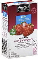 Mängden socker i Light With Caffeine Wild Strawberry Drink Mix, Wild Strawberry