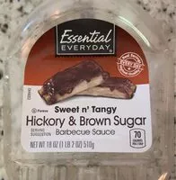 Mängden socker i Sweet n tangy hickory & brown sugar barbecue sauce