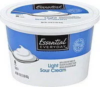 Mängden socker i Light Sour Cream