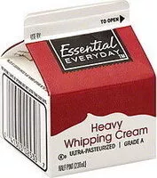 Mängden socker i Heavy Whipping Cream