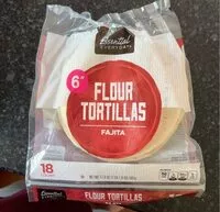 Mängden socker i 6\fajitaflourtortillas