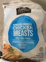 Mängden socker i Boneless skinless chicken breasts with rib meat