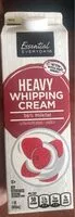 Mängden socker i Heavy whipping cream