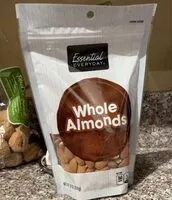 Mängden socker i Whole almonds