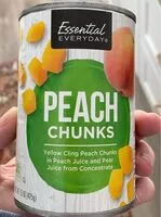 Mängden socker i Peach chunks