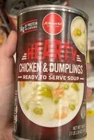 Mängden socker i Chunky chicken & dumplings ready to serve soup