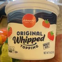 Mängden socker i Schnucks original whipped topping