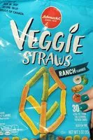 Mängden socker i Ranch flavored veggie straws