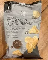 Mängden socker i Culinaria artisan sea salt & black pepper flavored