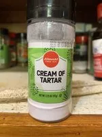 Mängden socker i Cream of tartar