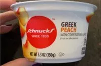 Mängden socker i Greek peach yogurt