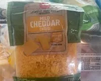 Mängden socker i Finely shredded mild cheddar cheese