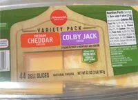 Mängden socker i A blend of colby & monterey jack cheese variety pack