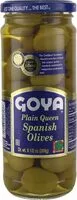 Mängden socker i Plain queen spanish olives