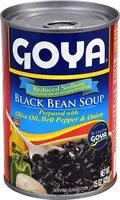 Mängden socker i Foods reduced sodium black bean soup