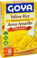 Mängden socker i Foods instant yellow rice