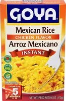 Mängden socker i Foods instant mexican rice