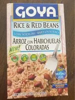 Mängden socker i Goya rice and red beans