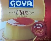 Mängden socker i Goya Spanish Style Flan Custard