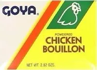Mängden socker i Chicken flavored bouillon powdered