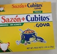Mängden socker i Sazón +Cubitos