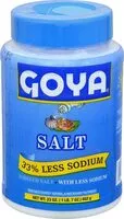 Mängden socker i Goya Reduced Sodium Salt