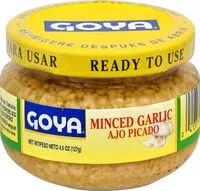 Mängden socker i Minced garlic