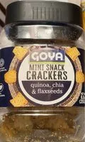 Mängden socker i Goya Mini Snack Crackers