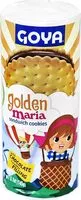 Mängden socker i Foods golden maria sandwich cookies with chocolate