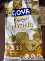 Mängden socker i Sweet plantain chips