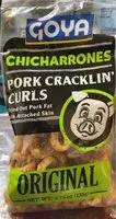 Mängden socker i Original chicharrones pork cracklin' curls