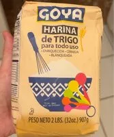 Mängden socker i Harina de trigo