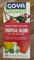 Mängden socker i Goya organics Organic Herbal Tea Blend