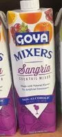 Mängden socker i Goya Mixers Sangria Cocktail Mixer