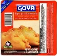 Mängden socker i Tapa empanada dough shell