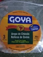 Mängden socker i Arepa de chócolo rellena de queso