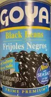 Mängden socker i Low sodium Black Beans