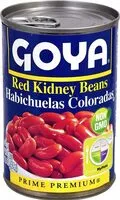 Mängden socker i Foods red kidney beans