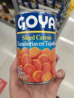 Mängden socker i Goya, sliced carrots