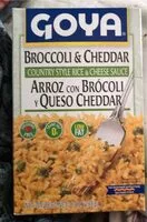 Mängden socker i Broccoli Cheddar Rice