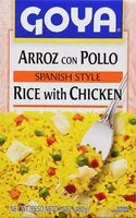 Mängden socker i Foods spanish style chicken and rice mix