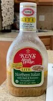 Mängden socker i Northern italian with basil and romano dressing