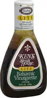 Mängden socker i Kens steakhouse lite balsamic vinaigrette dressing bottles