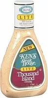Mängden socker i Kens steakhouse lite thousand island dressing bottles