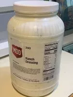 Mängden socker i Ranch Dressing