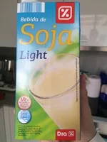 Mängden socker i Bebida de soja light